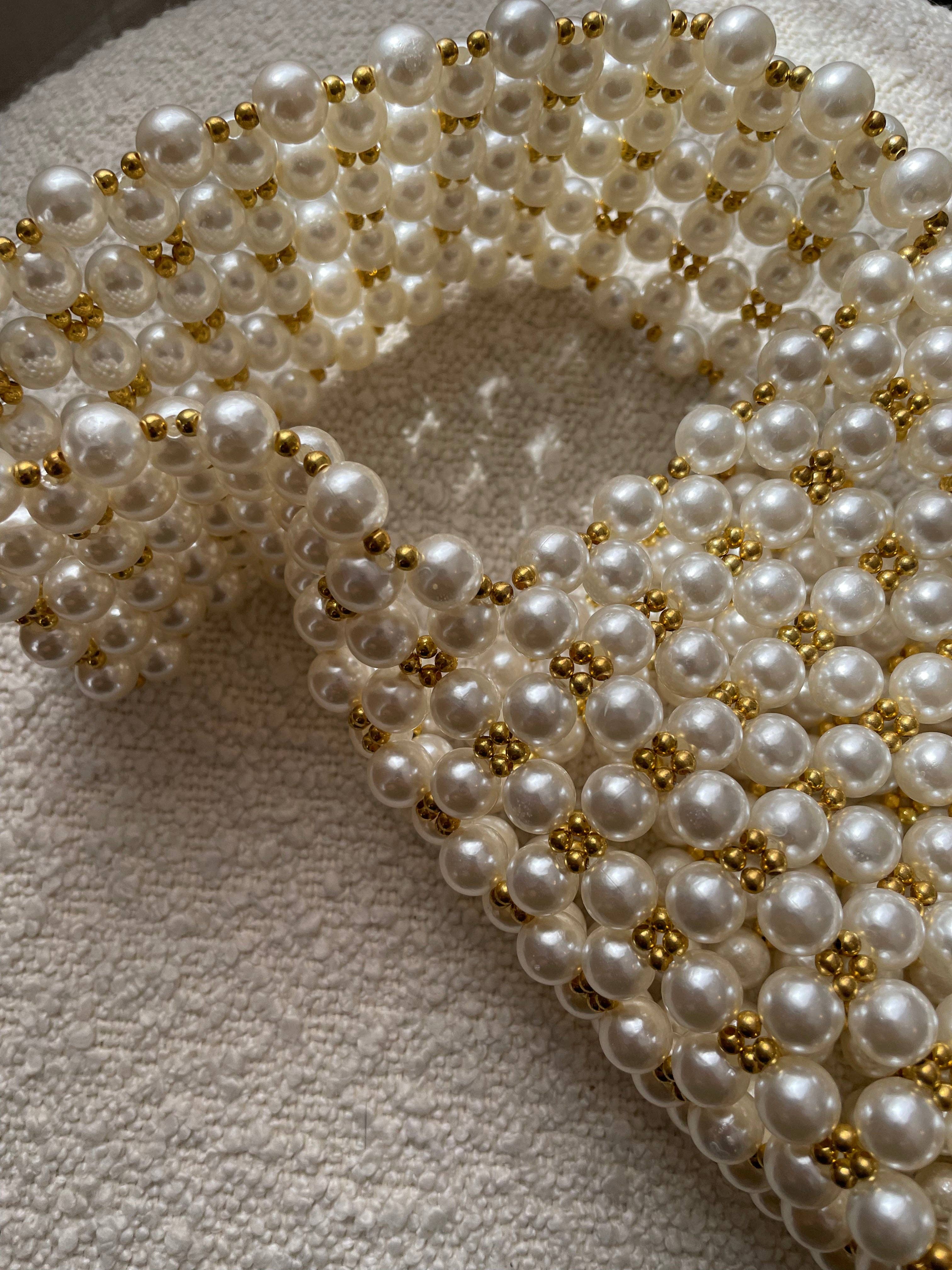 April Bridal Pearl Handbag