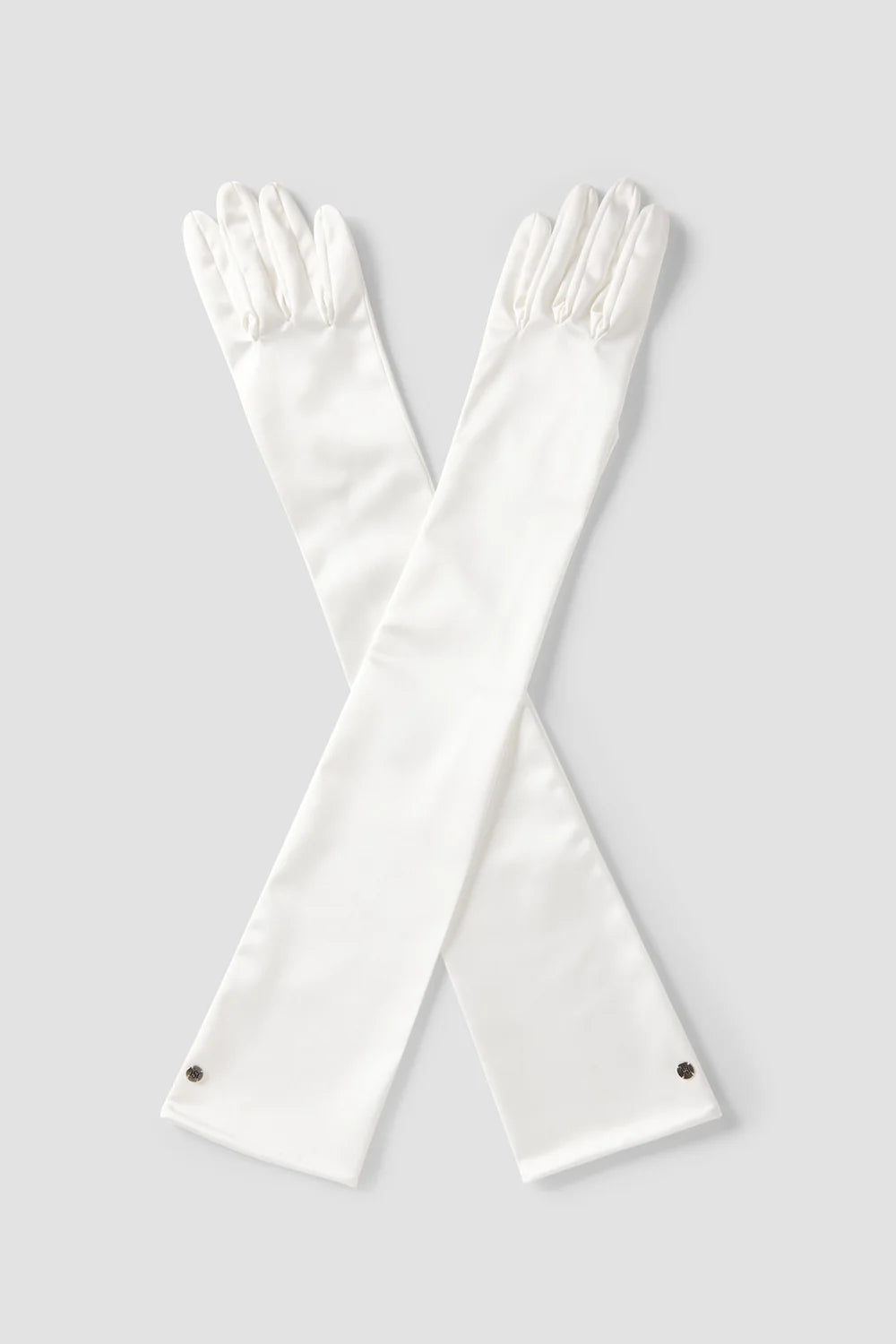 Bridal Gloves white womens satin silk long elbow length